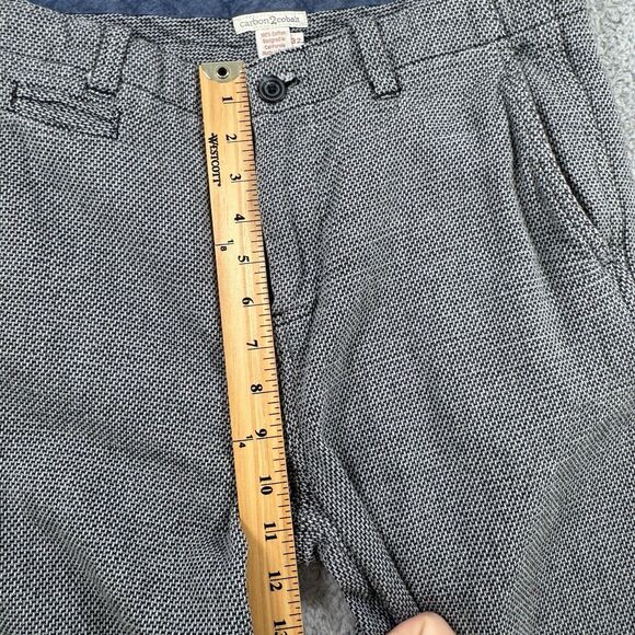 Carbon 2 Cobalt Pants Mens 32x30 Gray Knit Casual Dress Straight Textured - Picture 7 of 10